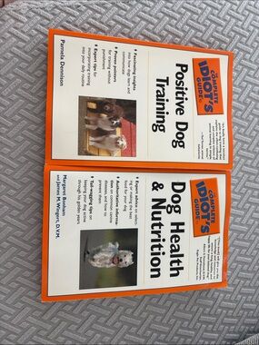 Complete Idiot's Guide Positive Dog Training & Dog Health (Orange)